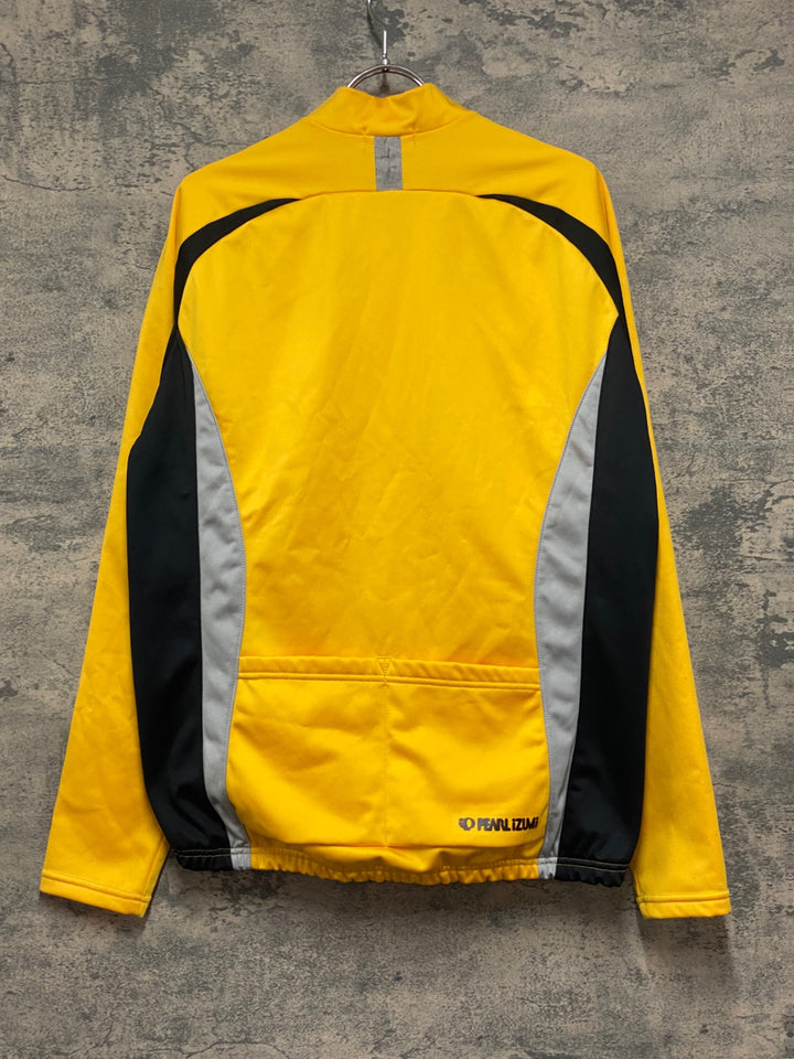 KK924 パールイズミ PEARL iZUMi 長袖 サイクルジャージ 黄色 XL 裏起毛