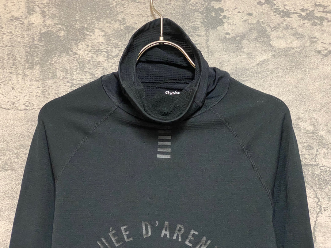 JP296 ラファ Rapha PRO TEAM THERMAL BASE LAYER LONG SLEEVE 長袖 ベースレイヤー 黒 M