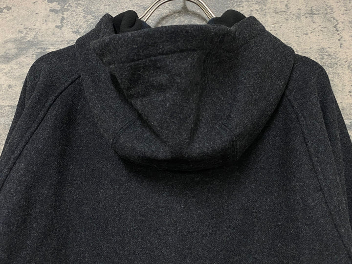 KB038 リーバイス Levi's 長袖 フーディ ツイードパーカー ダークグレー M 裏起毛