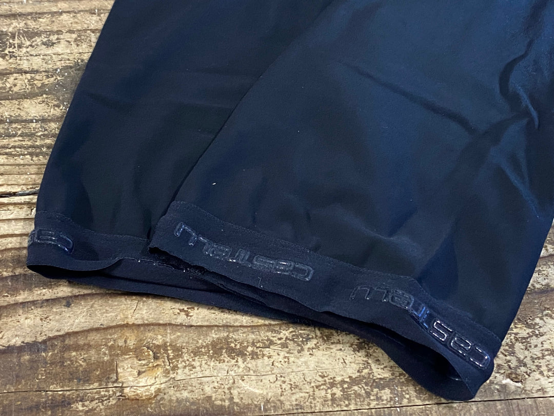 JQ047 カステリ CASTELLI レッグウォーマー 黒 S