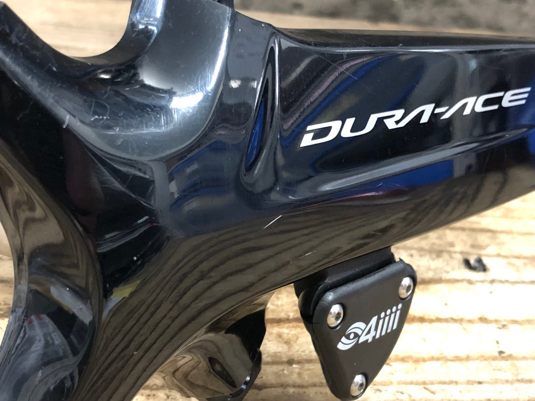 IS934 シマノ SHIMANO デュラエース DURA-ACE FC-R9100 クランクアーム 165mm 4IIII両足計測パワーメーター付属 ※右ベース部分割れのためジャンク