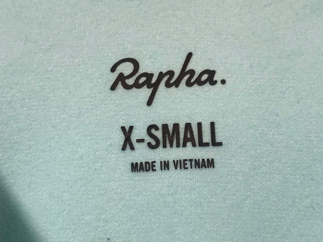 JG939 ラファ Rapha Rapha WOMEN'S CORE LONG SLEEVE JERSEY 長袖サイクルジャージ 水色 XS 裏起毛