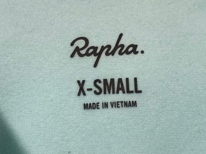 JG939 ラファ Rapha Rapha WOMEN'S CORE LONG SLEEVE JERSEY 長袖サイクルジャージ 水色 XS 裏起毛