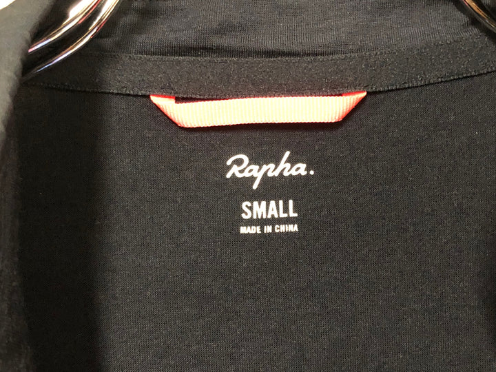 JF776 ラファ Rapha BREVET LONG SLEEVE WINDBLOCK JERSEY 長袖 サイクルジャージ 紺 S