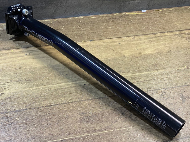 JU819 トムソン THOMSON マスターピース Masterpiece アルミ シートポスト Φ27.2 330mm 16㎜オフセット 黒