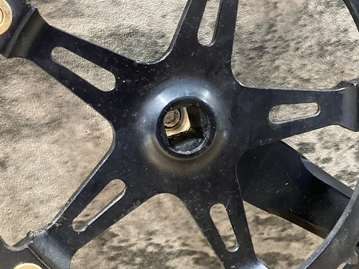 KL908 サンツァー SunTour Superbe クランクセット 52/42T 170mm ブラック ゴールド