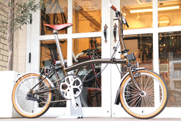 ブロンプトン BROMPTON C LINE URBAN LOW S2L 2022モデル RAWカラー ブラックラッカー ミニベロ 折り畳み 小径車 【横浜店】