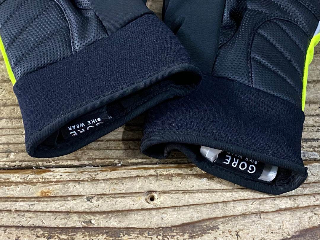 JV935 ゴア GORE 長指 グローブ 黄 XS 裏起毛