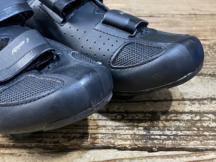 KG399 シマノ SHIMANO RP1 SH-RP100-S L ビンディングシューズ 黒 SPD 3穴 EU38 ※ペン字あり