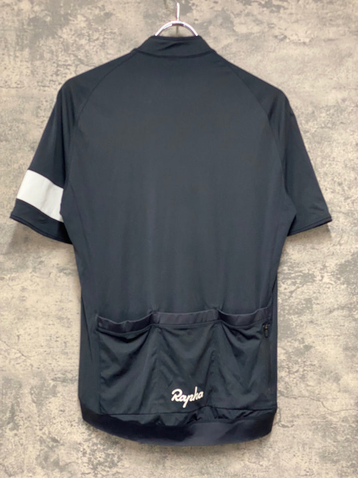 JU405 ラファ Rapha CORE JERSEY 半袖 サイクルジャージ 黒 L