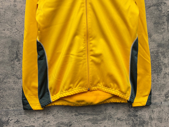 JX933 パールイズミ PEARL iZUMi サイクルジャケット 長袖 裏起毛 黄 M