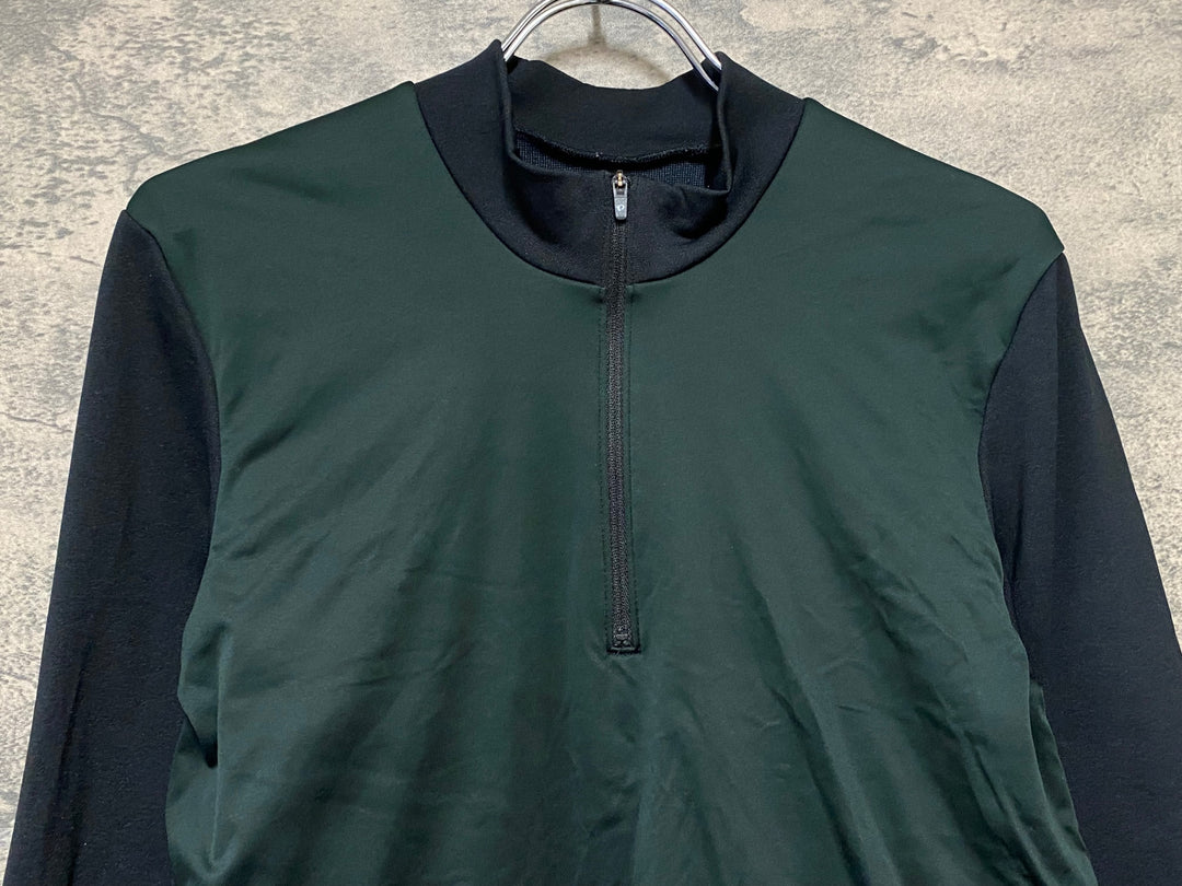 KJ189 パールイズミ PEARL iZUMi 長袖 ミドルレイヤー 緑 L