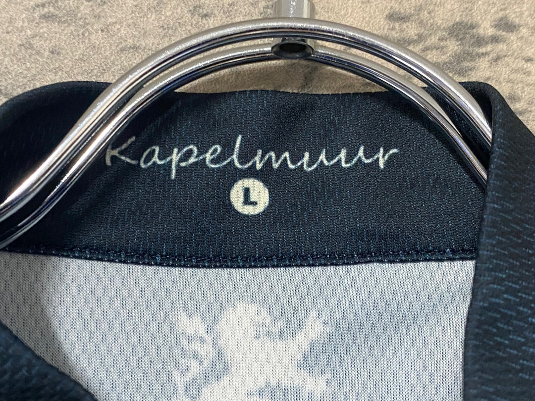 KJ112 カペルミュール KAPELMUUR 半袖 サイクルジャージ ネイビー L