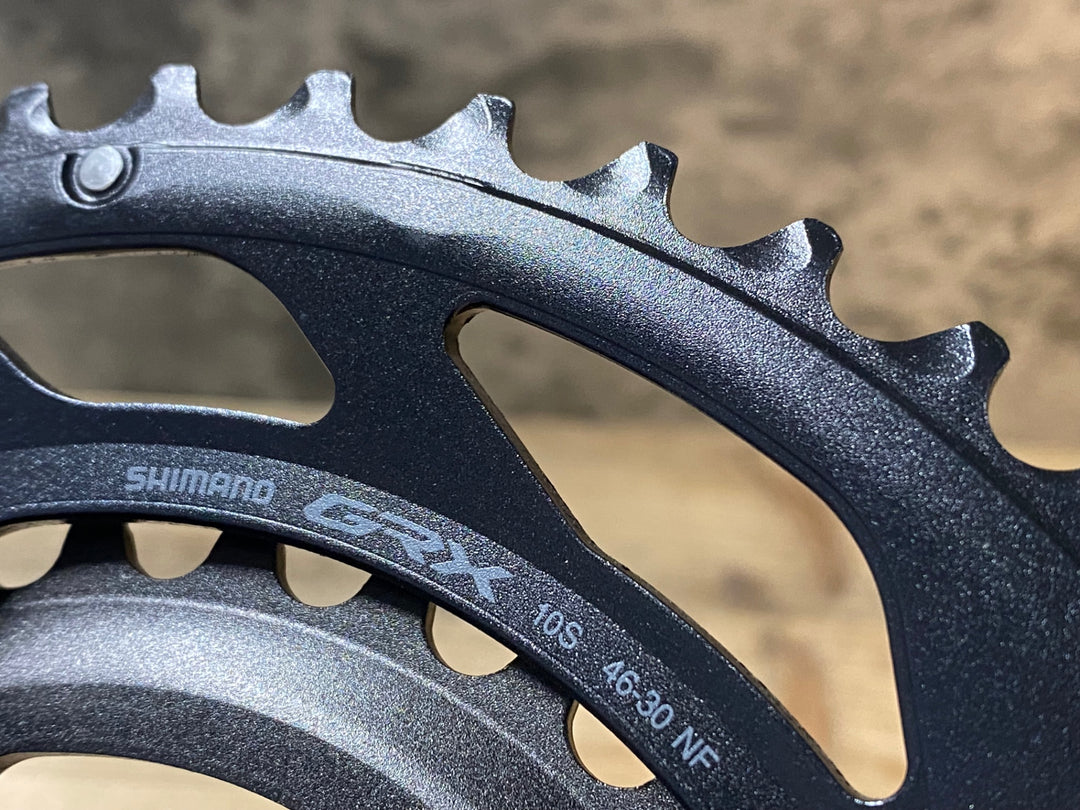 JR718 シマノ SHIMANO GRX FC-RX600 クランクセット 46/30T 170mm 2x10S