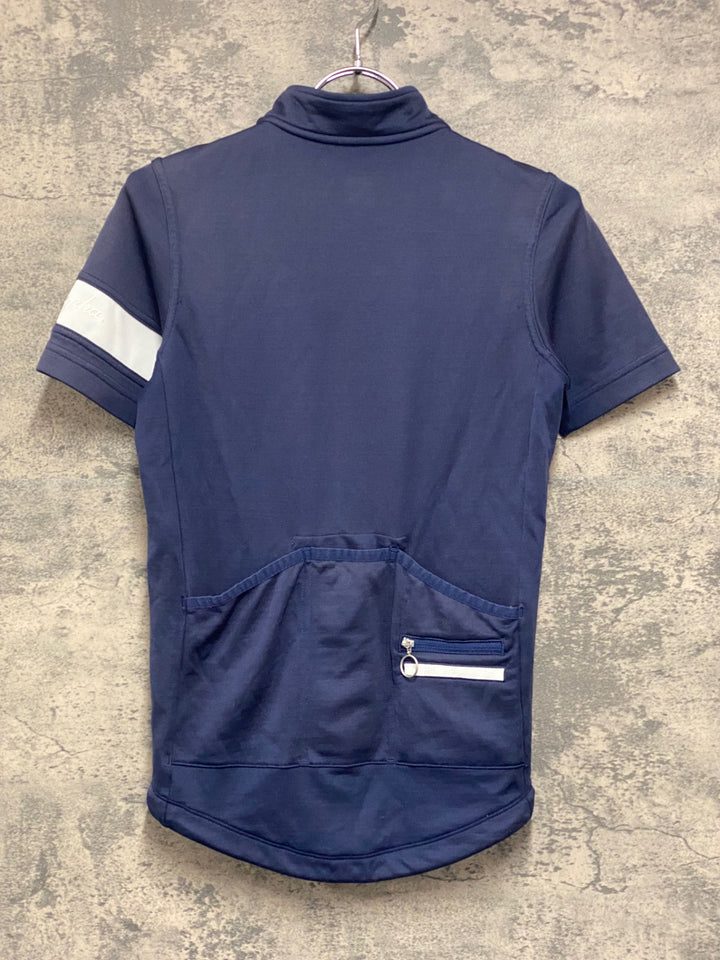 JV071 ラファ Rapha CLASSIC JERSEY 半袖 サイクルジャージ XS ネイビー