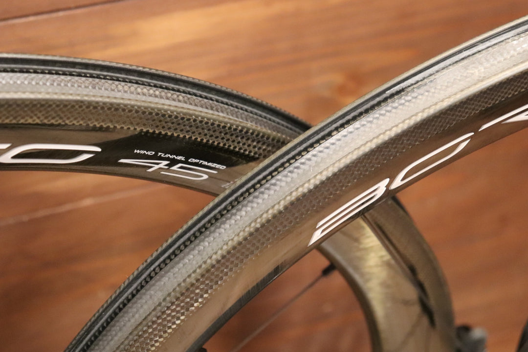 カンパニョーロ CAMPAGNOLO ボーラ BORA WTO 45 カーボン チューブレス ホイールセット カンパ11S/12S 【東京南麻布店】