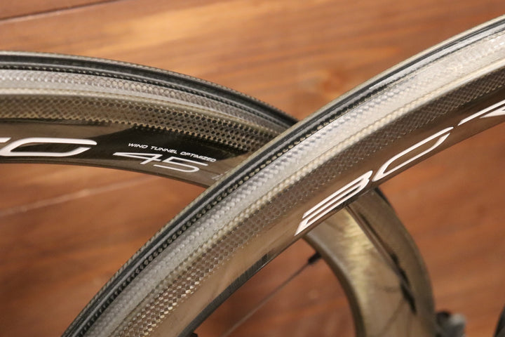 カンパニョーロ CAMPAGNOLO ボーラ BORA WTO 45 カーボン チューブレス ホイールセット カンパ11S/12S 【東京南麻布店】