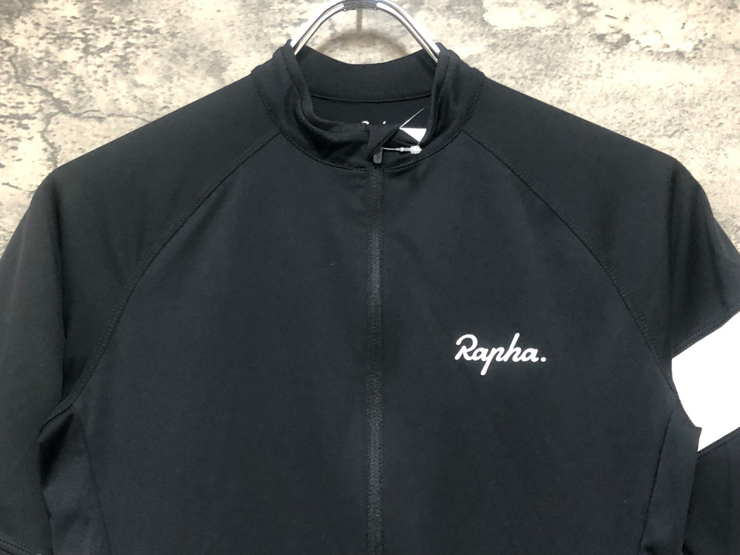KP595 ラファ Rapha CORE JERSEY 半袖 サイクルジャージ 黒 レディース S