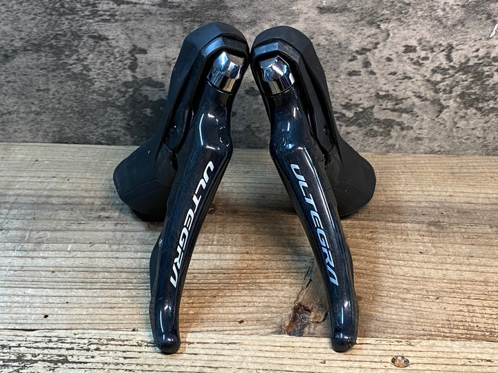 JL062 シマノ SHIMANO アルテグラ ULTEGRA ST-R8020 STIレバー ※クランプ部品欠品、固定部分にクラックありジャンク
