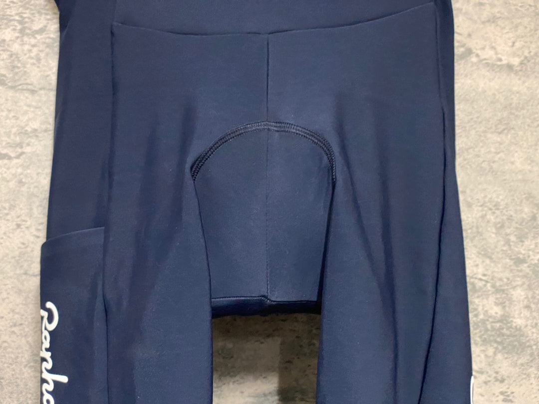 KG837 ラファ Rapha WOMEN’S CLASSIC WINTER TIGHTS WITH PAD レーサータイツ 濃紺 S 裏起毛 レディース ※動物の毛