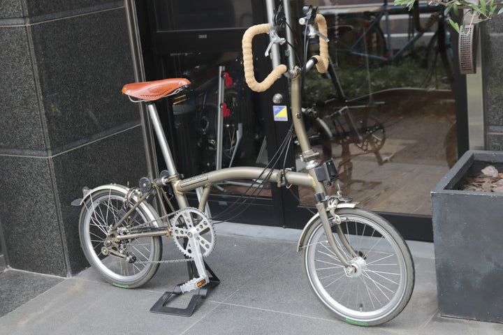 ブロンプトン BROMPTON P6L 2014モデル RAWカラー 外装2S×内装3S 折り畳み 16インチ 小径車 ミニベロ 【東京南麻布店】