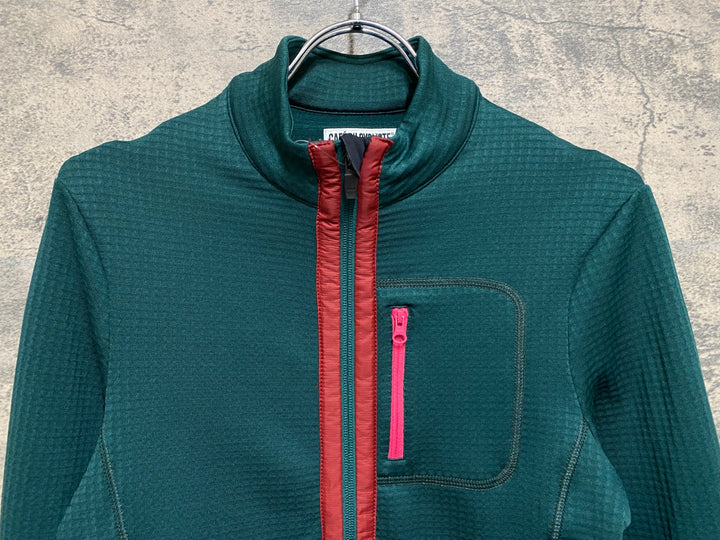 KS236 カフェドシクリステ cafe du cycliste LORENNE 長袖 サイクルジャージ 緑 S