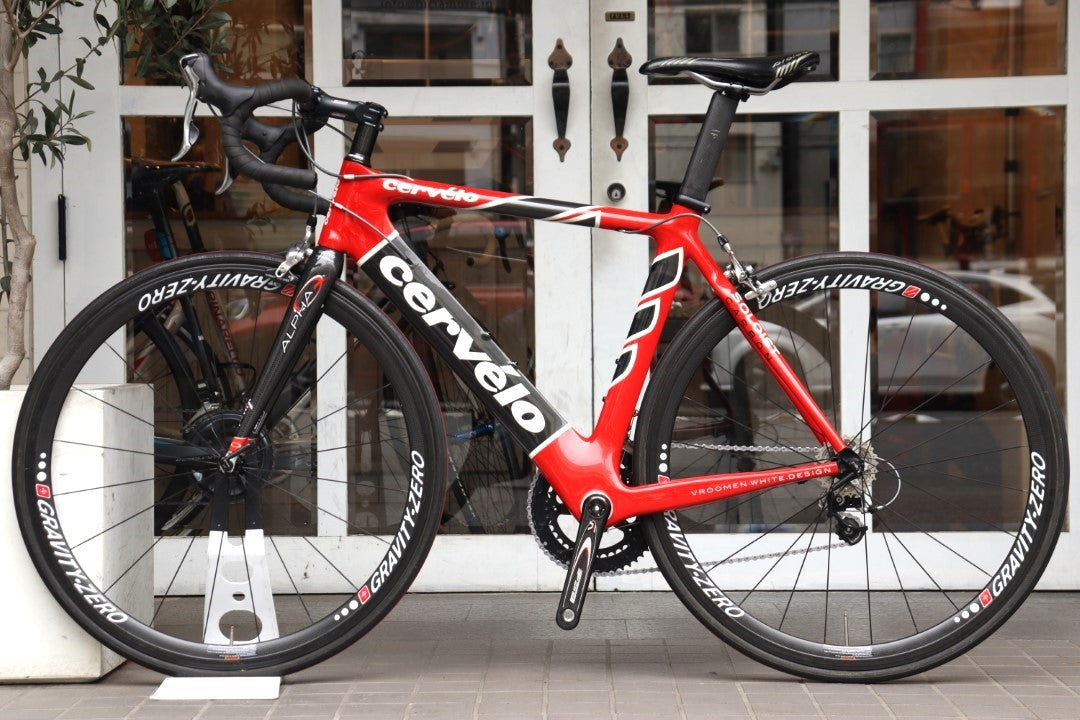 訳アリ サーヴェロ Cervelo ソロイスト チーム カーボン SOLOIST TEAM CARBON 2008モデル 54サイズ シマノ  デュラエース 7800 10S ロードバイク 【横浜店】