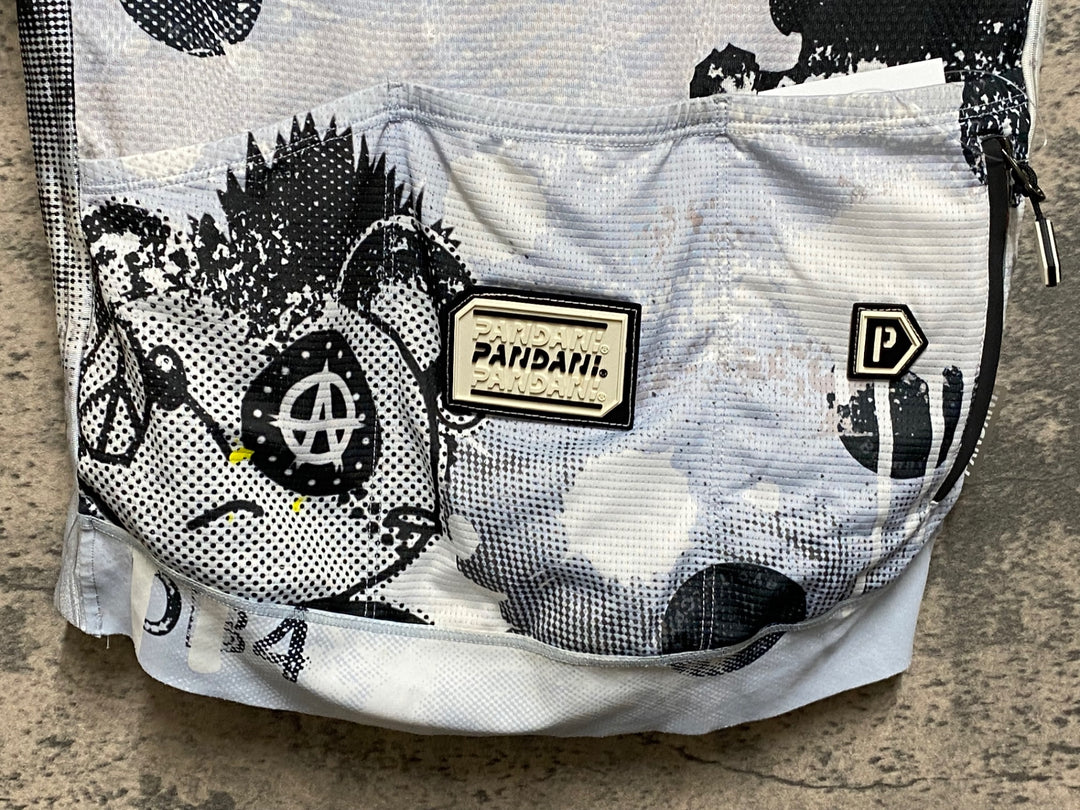 JR191 パンダーニ pandani 半袖サイクルジャージ 白 S エアロジャージ