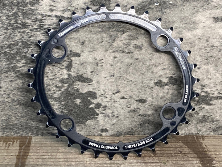 JK201 ローター ROTOR Q-RINGS チェーンリング 34T BCD110 楕円