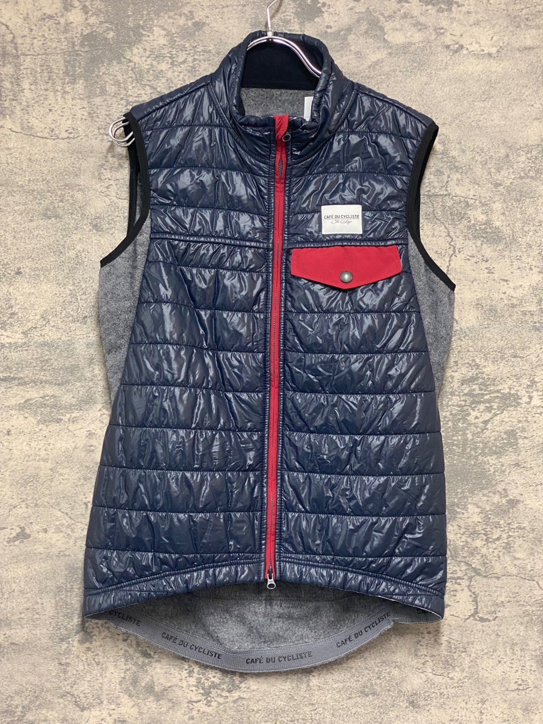 KR591 カフェドシクリステ Cafe du Cycliste ALBERTINE GILET MEN サイクルベスト ジレ L ダウン