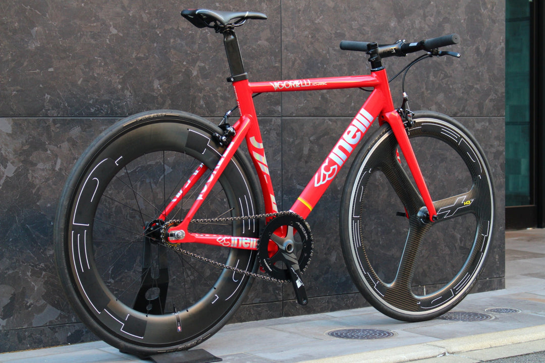 チネリ CINELLI ヴィゴレッリ VIGORELLI SHARK 2018 52サイズ アルミ ピストバイク 完成車 【福岡店】