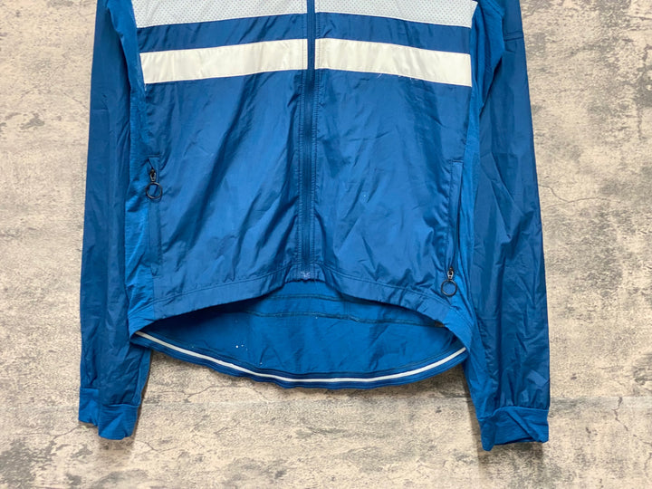 KG220 ラファ Rapha BREVET LONG SLEEVE WINDBLOCK JERSEY 長袖 サイクルジャージ ターコイズブルー XL