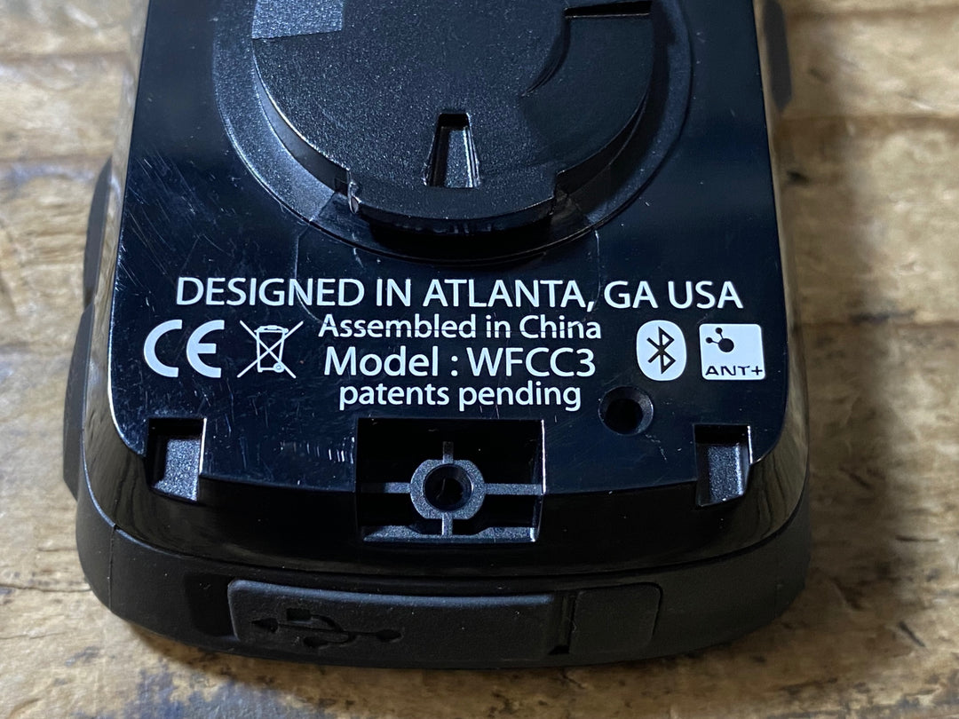 JT151 ワフー WAHOO ELEMNT BOLT WFCC3 サイクルコンピューター 本体のみ ※起動確認済み