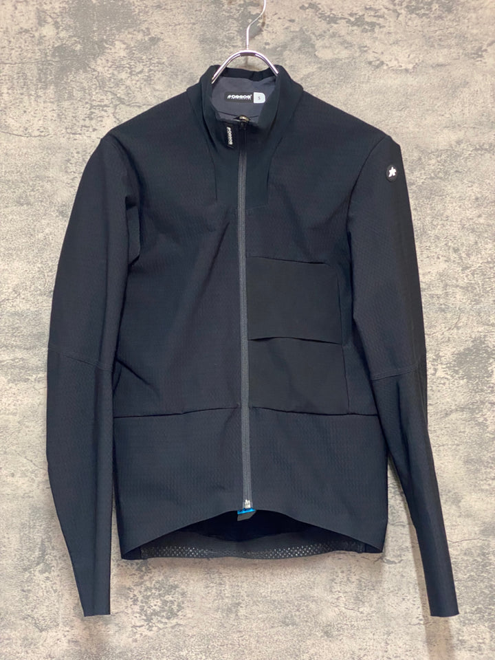 JZ084 アソス ASSOS EQUIPE R HABU WINTER JACKET S11 長袖 サイクルジャケット 黒 S 裏起毛