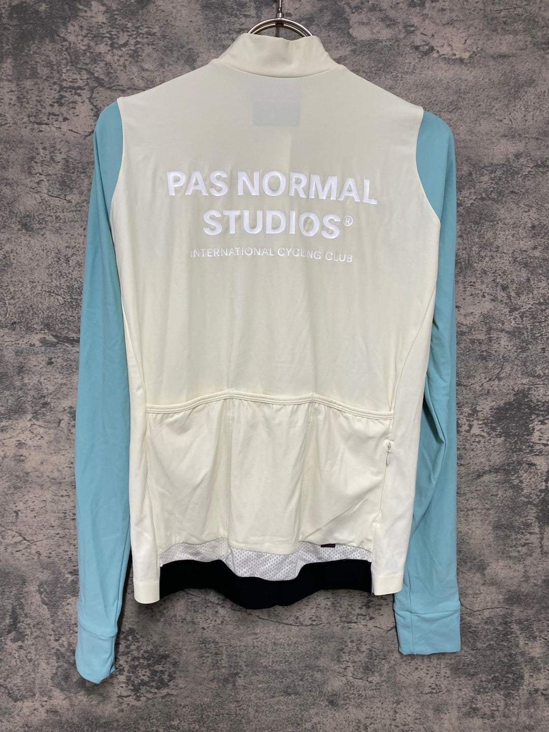 JY485 パスノーマルスタジオ PAS NORMAL STUDIOS Mechanism Long Sleeve Jersey 長袖 サイクルジャージ ホワイト グリーン M