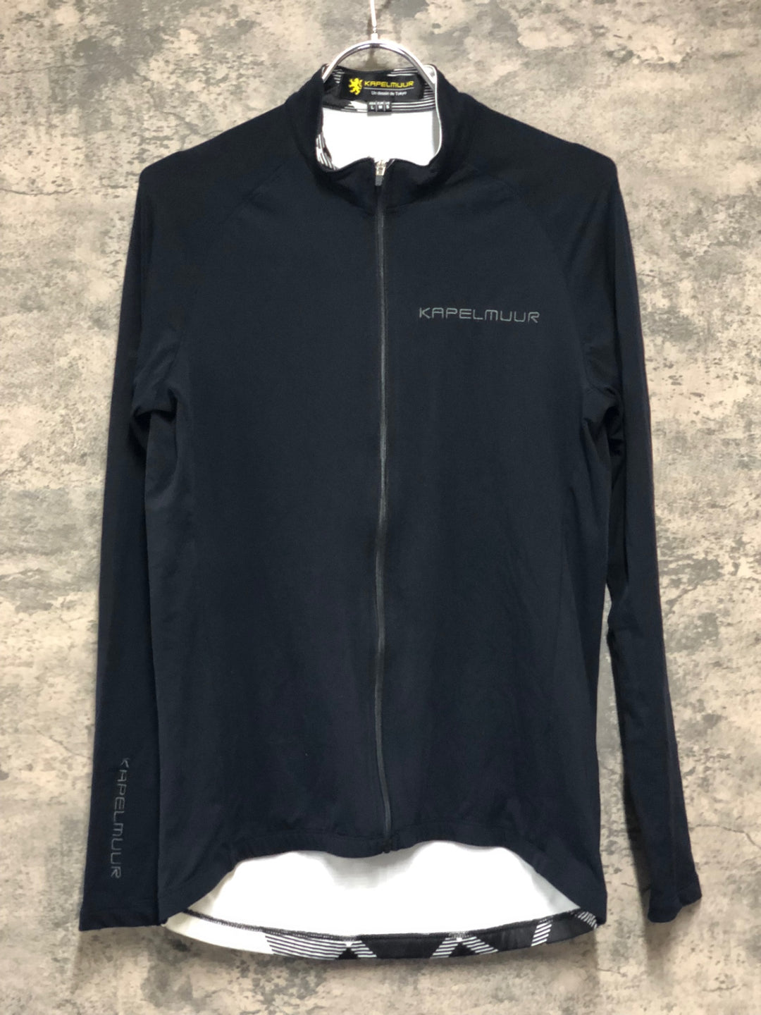 KI948 カペルミュール kapelmuur 長袖 サイクルジャケット 黒 L 裏起毛 スレ