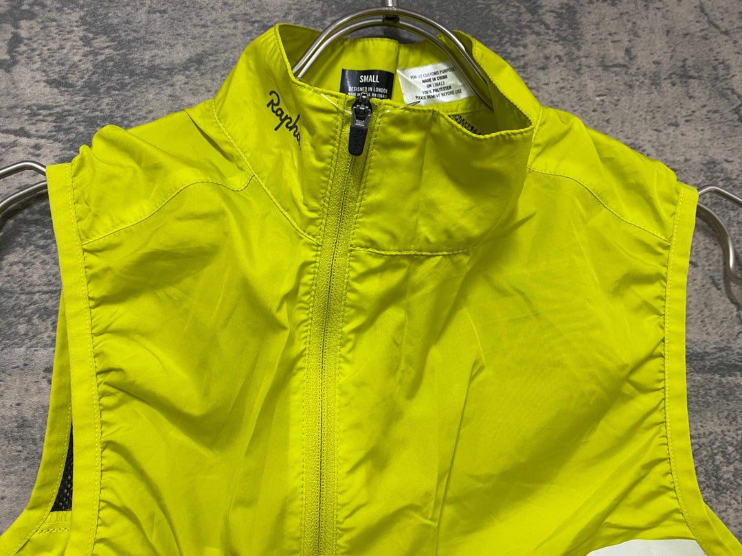 JV224 ラファ Rapha BREVET GILET ジレ サイクルベスト 黄 S