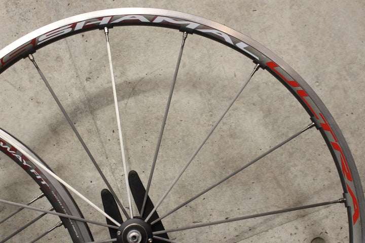 カンパニョーロ CAMPAGNOLO シャマルウルトラ チタンカラー SHAMAL ULTRA アルミ クリンチャー ホイールセット カンパ11/12S 【福岡店】