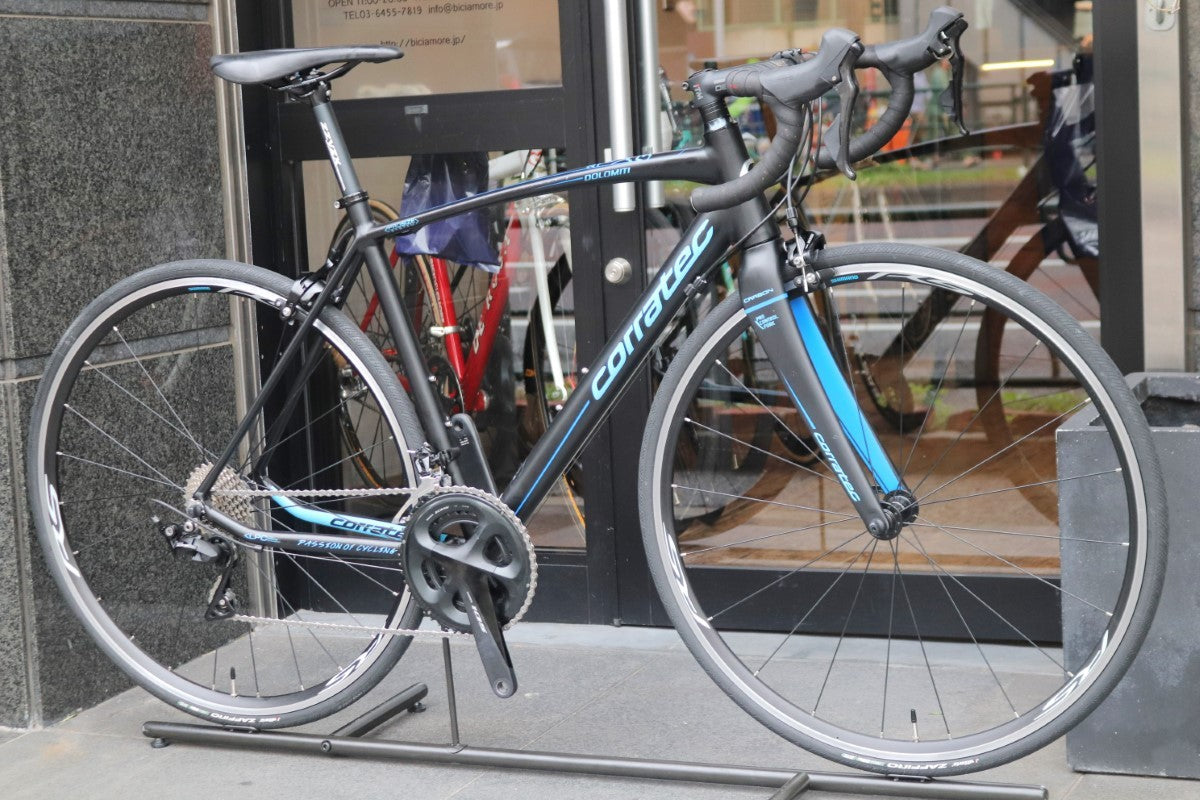 コラテック CORRATEC ドロミテ DOLOMITI 105 5800 2018年モデル アルミ ロードバイク 46サイズ 11速 ブラック　ブルー コラテック CORRATEC ドロミテ DOLOMITI 2019モデル 51サイズ シマノ