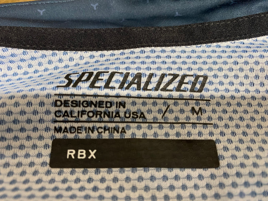 JV689 スペシャライズド SPECIALIZED RBX JERSEY SS 半袖 サイクルジャージ 青 M