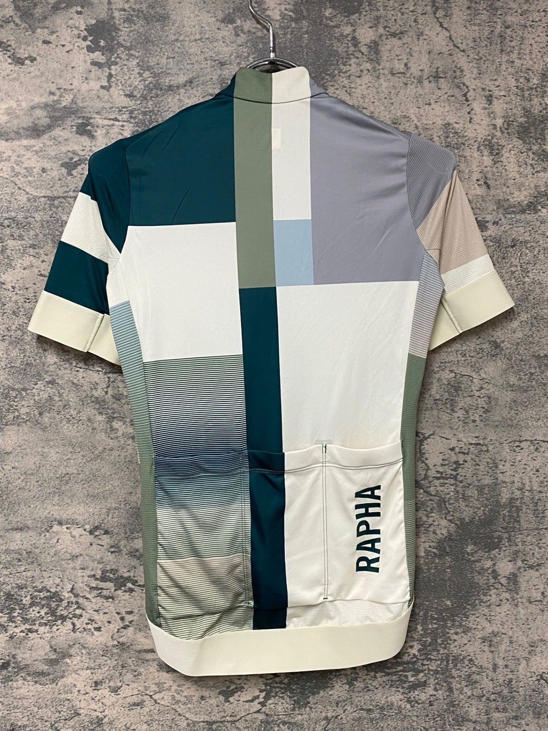 JH563 ラファ Rapha TIME WOMENS PT TRAINING JERSEY 半袖 サイクルジャージ ベージュ 緑 XS