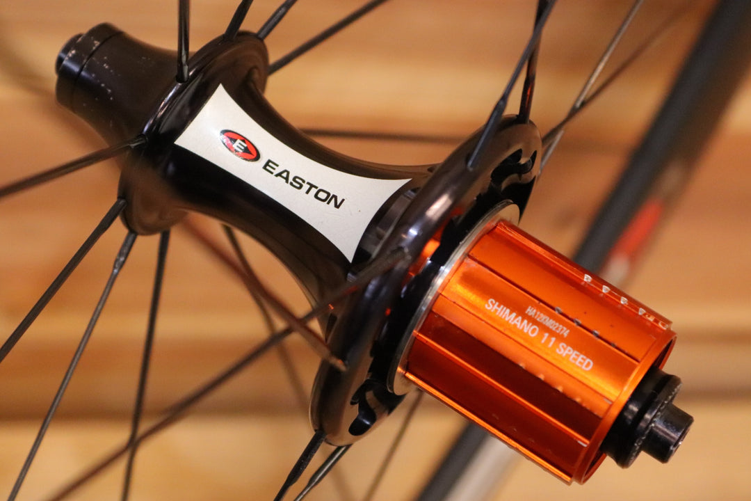 イーストン EASTON EC90 AERO RIM シマノ 11S/12S カーボン チューブラー ホイールセット 【広島店】