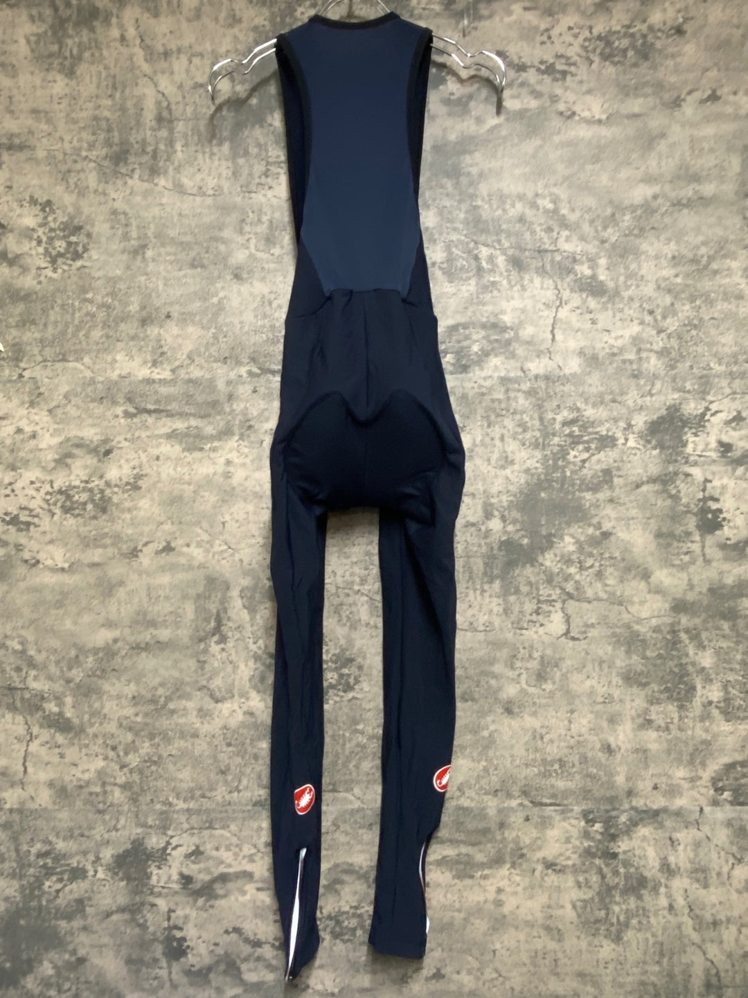 JP774 カステリ CASTELLI ビブタイツ 紺 M 裏起毛