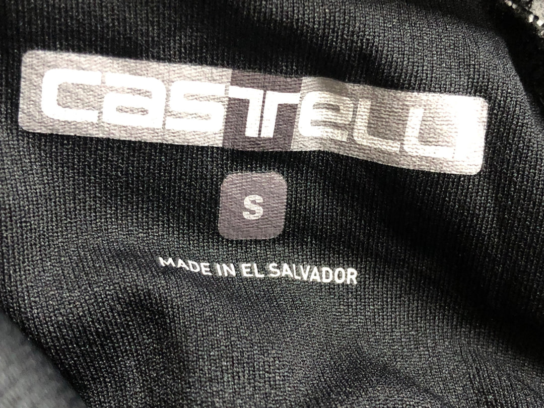 KD431 カステリ CASTELLI 半袖 サイクルジャージ 黒 S メッシュ
