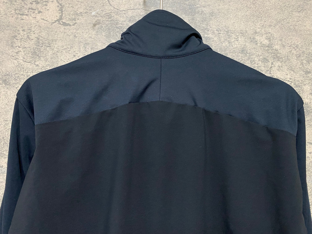 KG028 カステリ CASTELLI ROSSO CORSA 長袖 サイクルジャケット 黒 M Polartec rain or shine