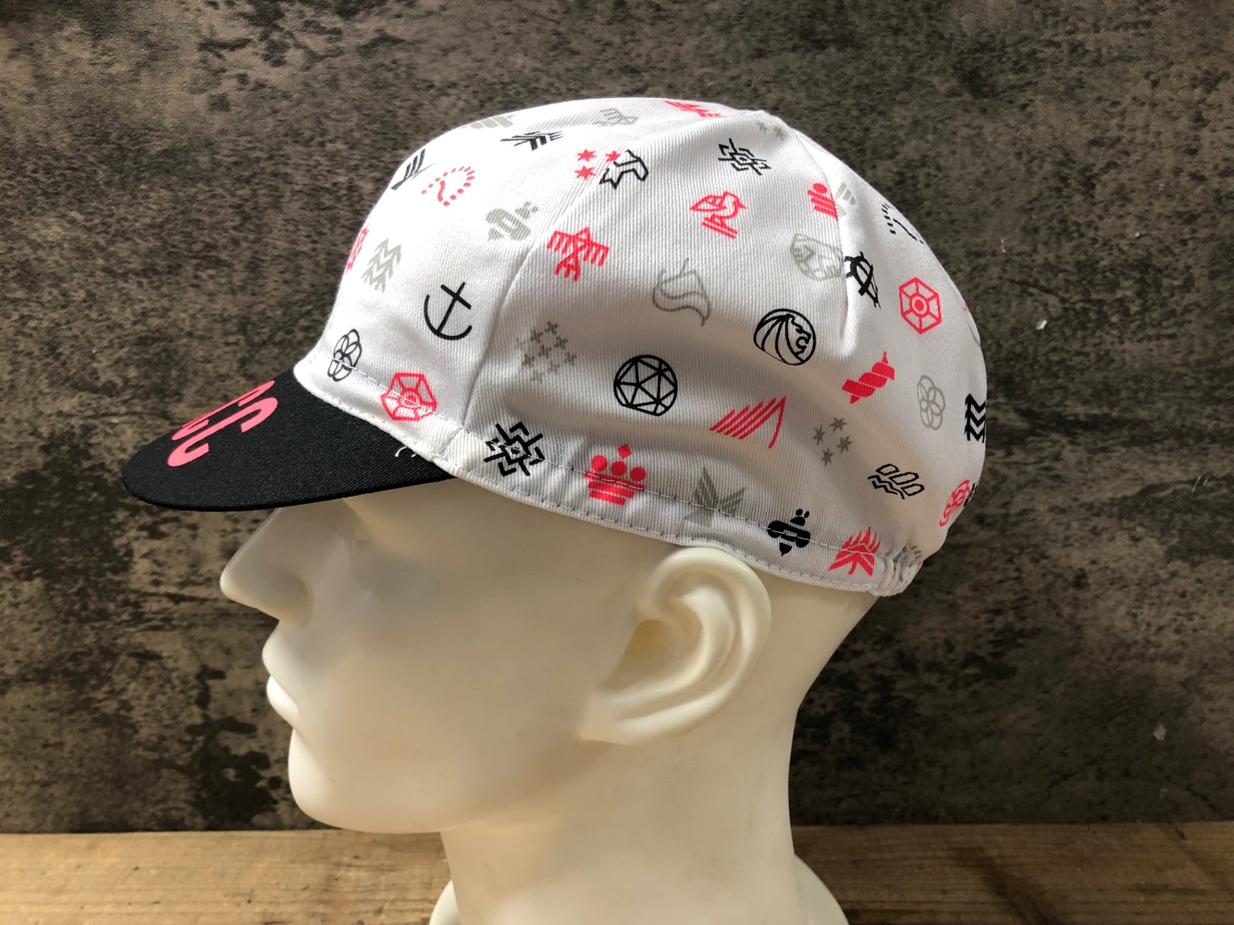 JZ487 ラファ RAPHA サイクルキャップ RCC 白黒 ピンク – BICI AMORE