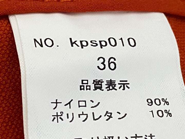 JO894 カペルミュール KAPELMUUR ストレッチショートパンツ オレンジ 36