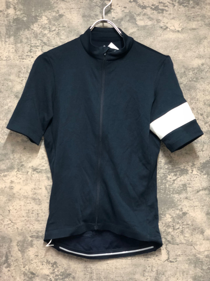 KM141 ラファ Rapha CLASSIC JERSEY 半袖 サイクルジャージ 紺 S