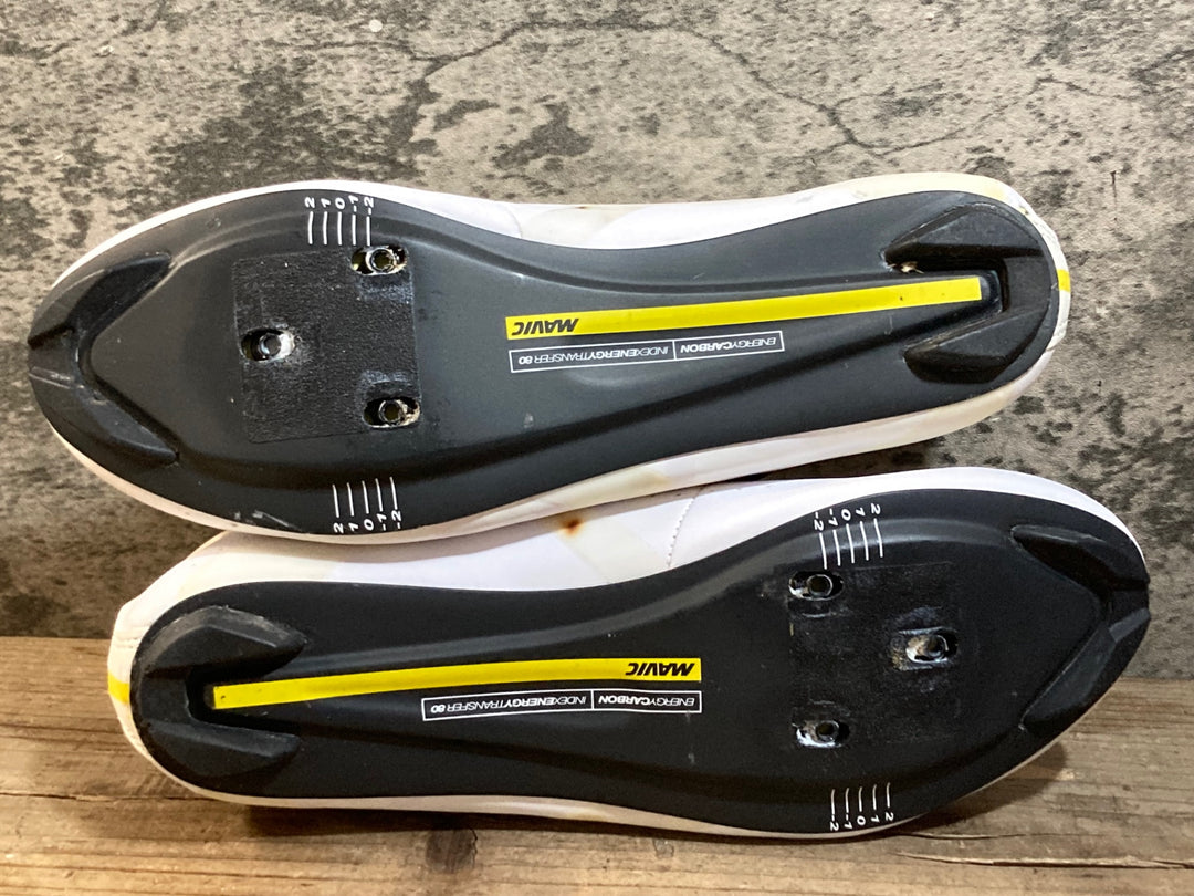 KC476 マヴィック MAVIC COSMIC PRO ビンディングシューズ 白 EU41 1/3 汚れあり