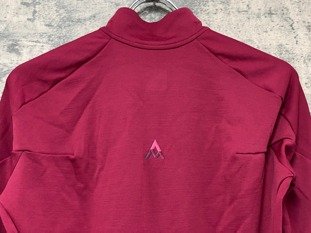 JH957 セブンメッシュ 7MESH レディース 裏起毛 長袖 サイクルジャージ 赤 M
